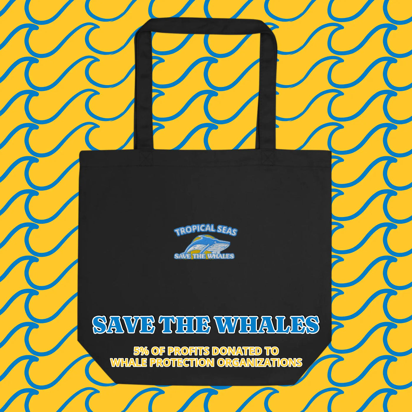 Eco Tote Bag 'Save the Whales'