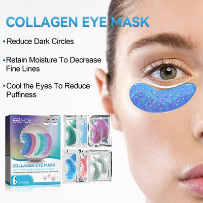 Collagen Eye Mask Removes Fine Lines and Dark Circles Hydrating and Firming Lift Crystal Eye Mask