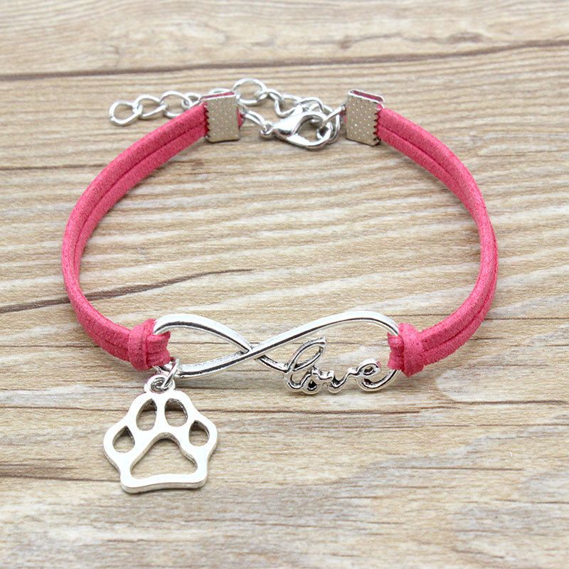 Hand-woven Infinite Love Pet Bracelet