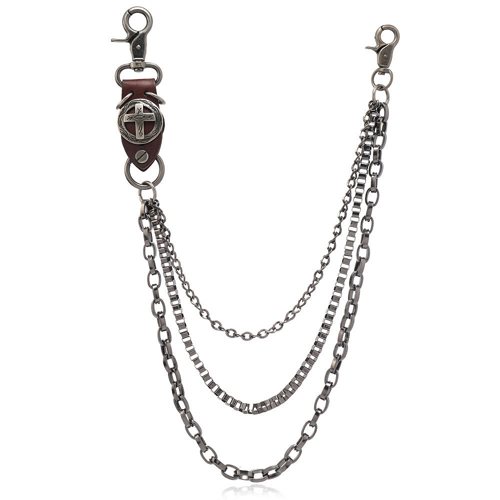 Punk Metal Denim Waist Chain