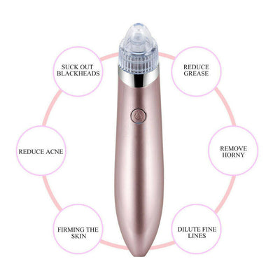 Electric Blackhead Vacuum Pore Cleaner and Acne Pimple Remover