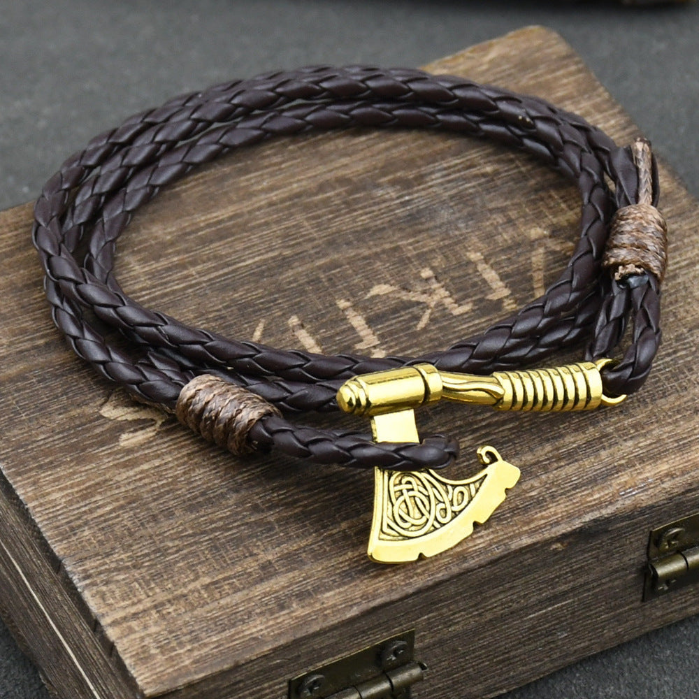 Viking Leather Bracelet