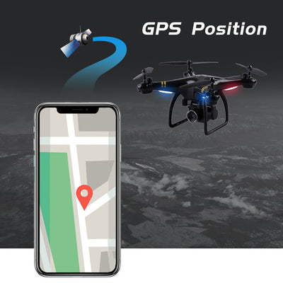 Global GPS Drone, Image Transmission ESC Camera with Long Battery Life