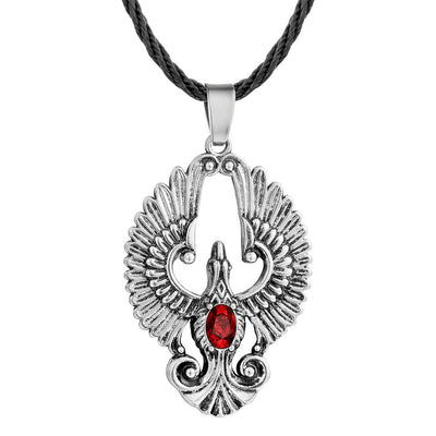 Phoenix Ruby Pendant Necklace