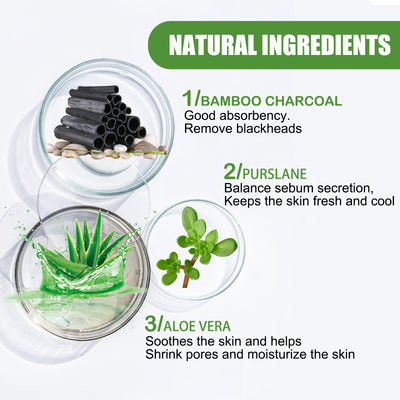 Bamboo Charcoal Blackhead Removal Rip-Off Mask