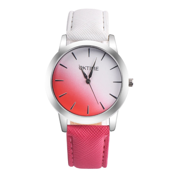 Casual Retro Rainbow Design Watch