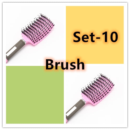 Womens Detangler Hair Brush Bristle Nylon Scalp Massage Teaser