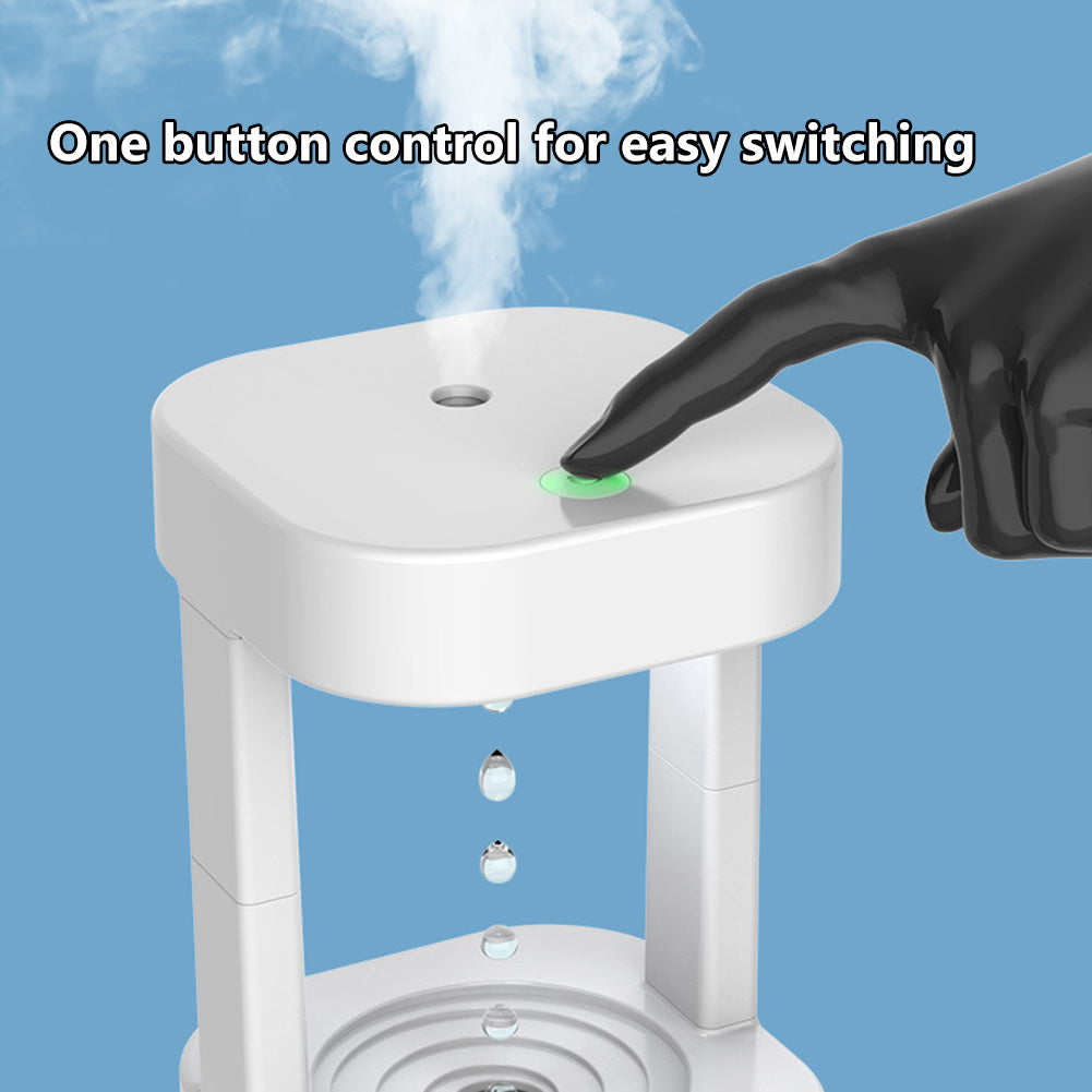 Creative Anti-gravity Water Drop Humidifier, Air Conditioning Mist Spray