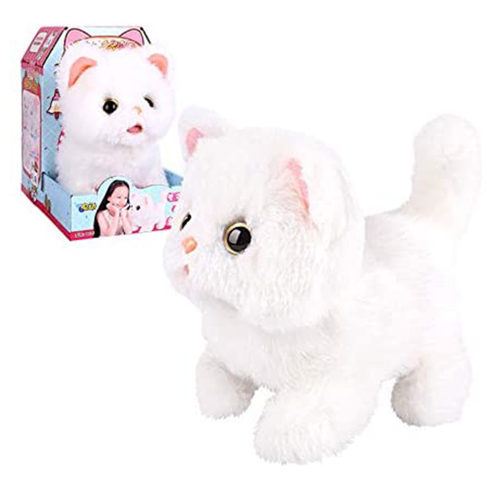 Electric Kitty Plush Toy Simulation Cat Walking Cry