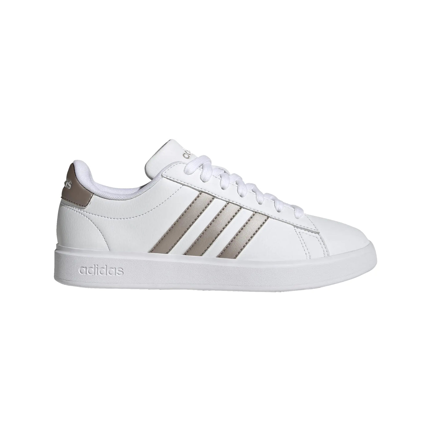 Adidas Women's Sneakers 7.5 White/Platin, Metallic/Platin, Metallic