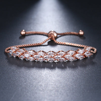 Fashion Horse Eye Zircon Bracelet