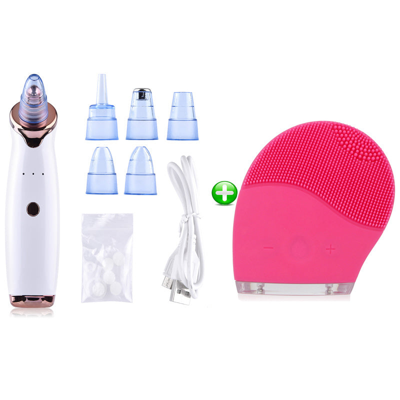 Electric Suction Facial Washing Instrument , Acne Cleaning Blackhead Suction Instrument