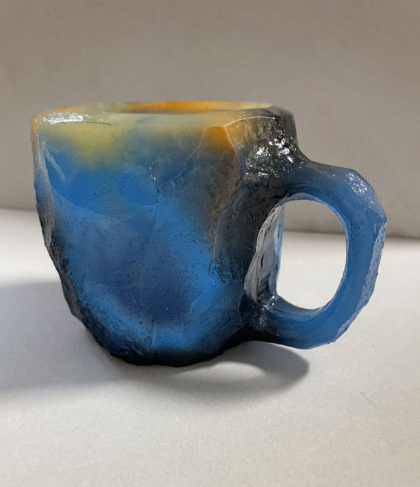 400ml Resin Mineral Crystal Coffee Mug with Handle