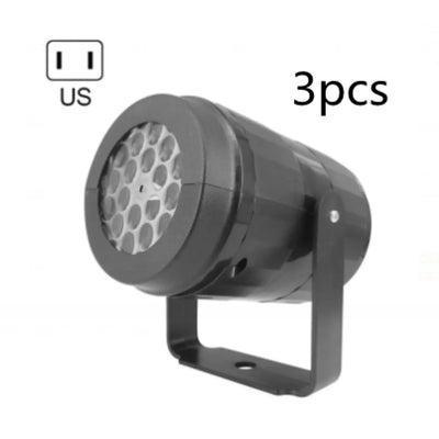 Snowflake LED Projector Light – Rotating Xmas Pattern for Outdoor Holiday Decor