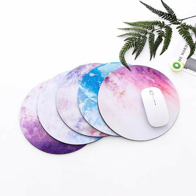 Space Round Computer Gaming Mouse Pad