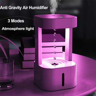 Creative Anti-gravity Water Drop Humidifier, Air Conditioning Mist Spray