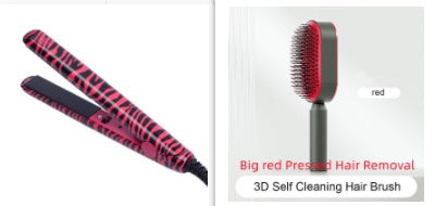 Self Cleaning Hair Brush For Women One-key Cleaning