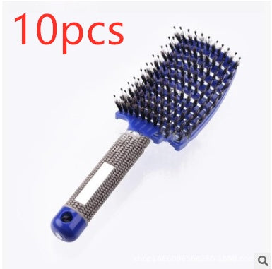 Womens Detangler Hair Brush Bristle Nylon Scalp Massage Teaser