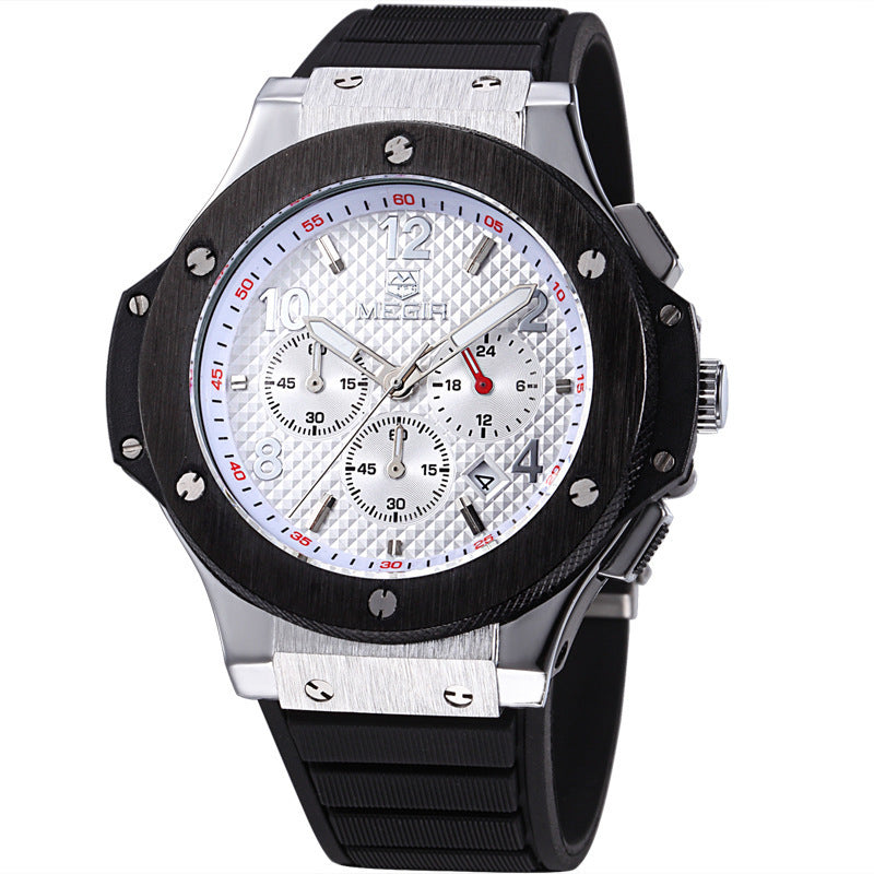 Luxury Quartz Military Chronograph Sports Watch