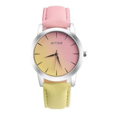 Casual Retro Rainbow Design Watch