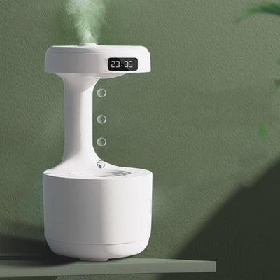 Bedroom Anti-Gravity Humidifier with Clock