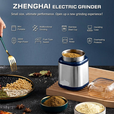 Electric Grinder for Herb, Spice, Pollen and Coffee