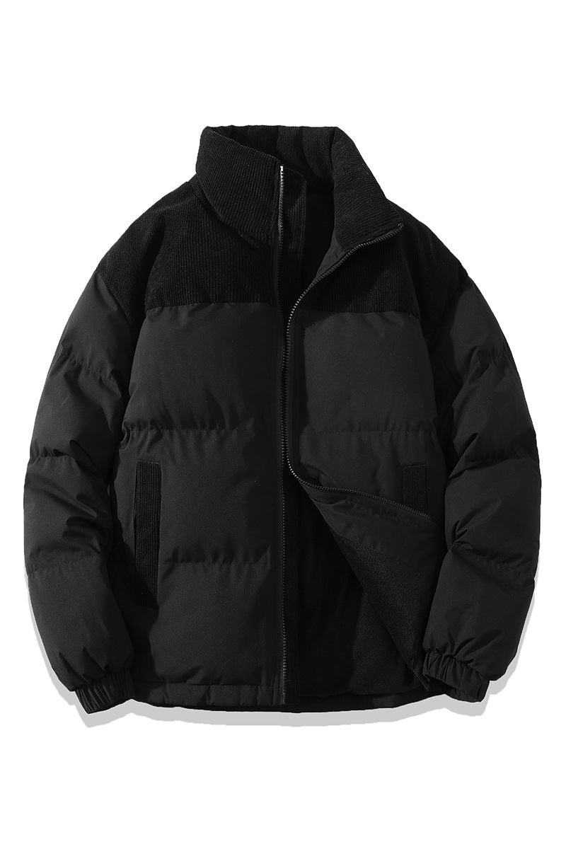 Contrast-colored Cotton Padded Jacket