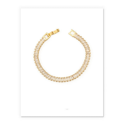 Simple Zircon Bracelet