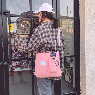 Harajuku Canvas Shoulder Bag