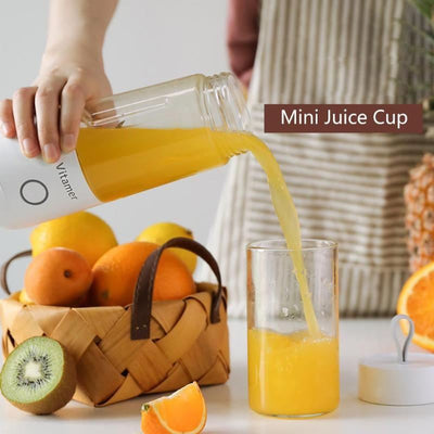 350ml Portable Blender, Juicer, Electric USB Rechargeable Mixer, Smoothie Slushy Cup