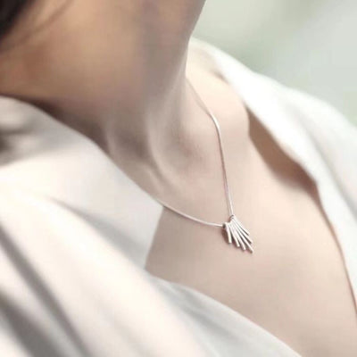 925 Sterling Silver Tassel Necklace