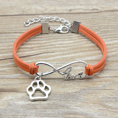 Hand-woven Infinite Love Pet Bracelet