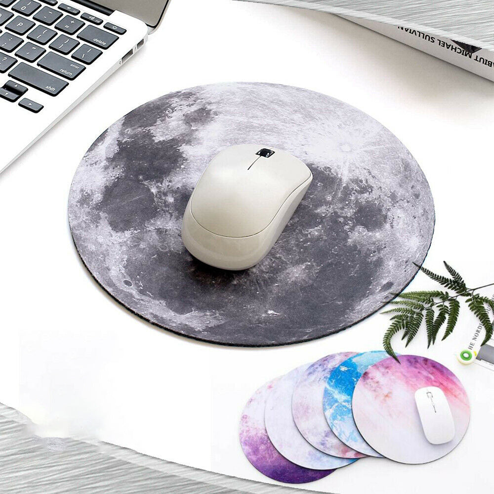 Space Round Computer Gaming Mouse Pad