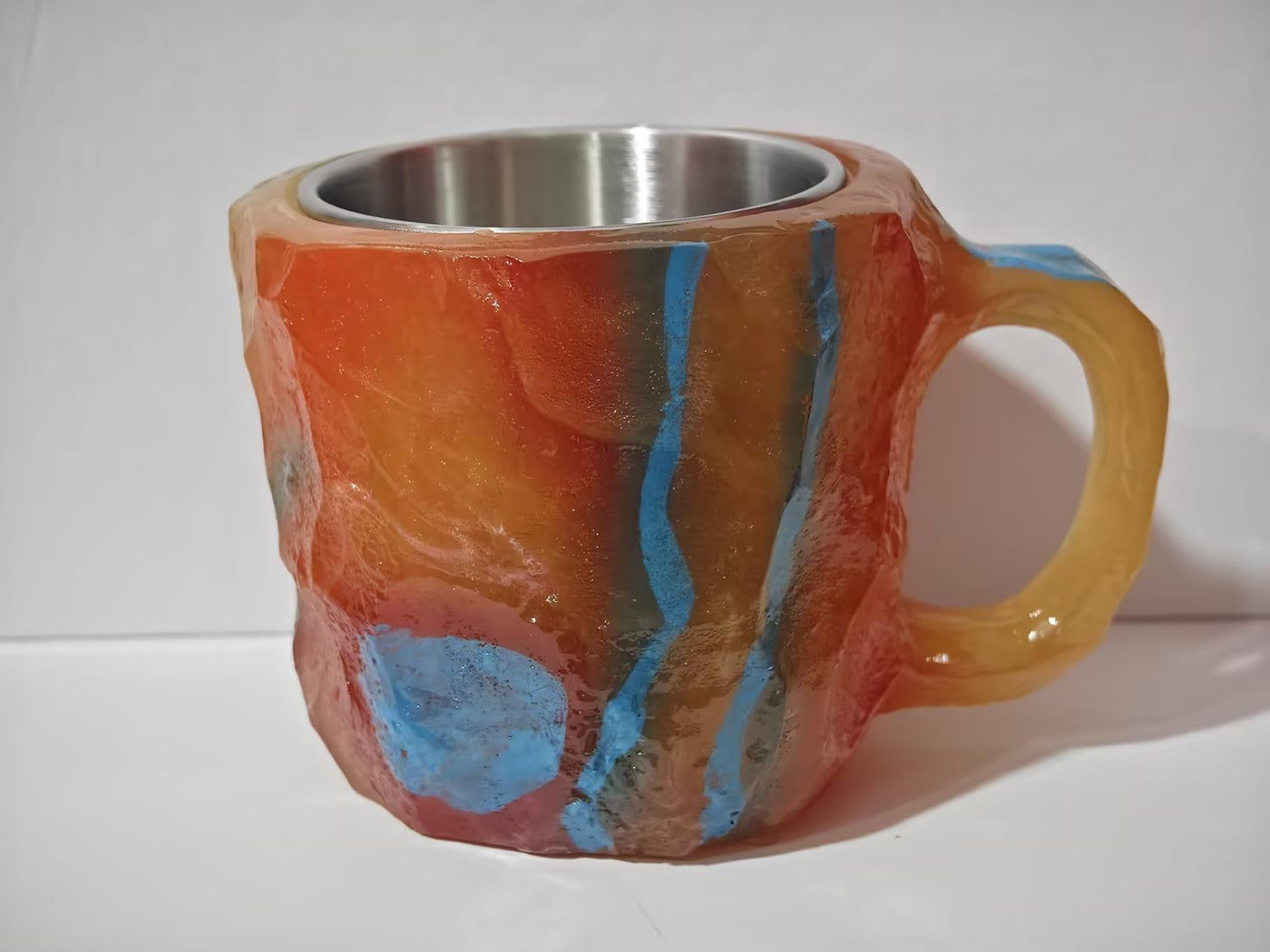 400ml Resin Mineral Crystal Coffee Mug with Handle