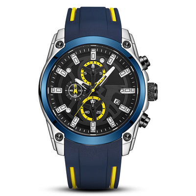 Multifunctional Sports Timing Luminous Waterproof Quartz Watch