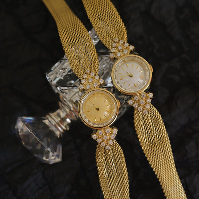 Vintage Kaleidoscope Diamond Quartz Women's Watch