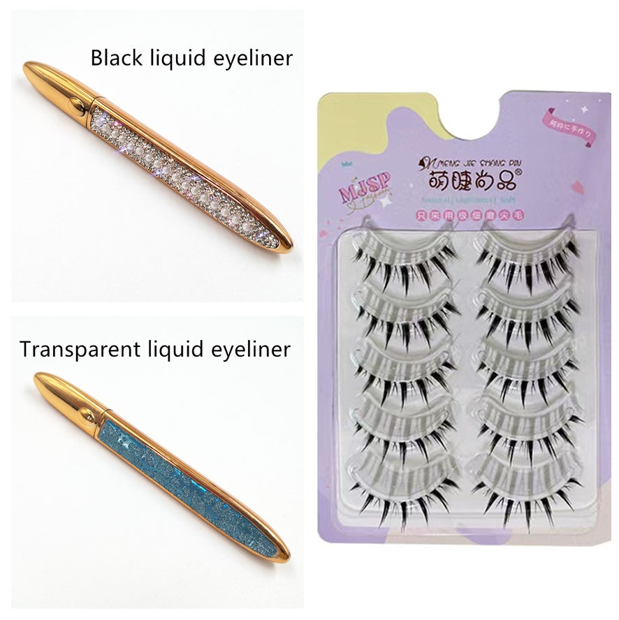 False Eyelashes Self-adhesive Eyeliner Multi-color