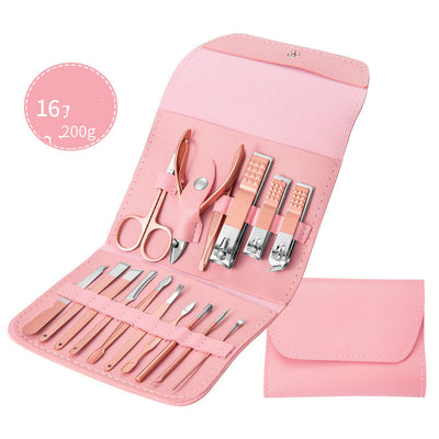 Professional Nail Care Set – Stainless Steel Clippers, Trimmers & Pedicure Tools