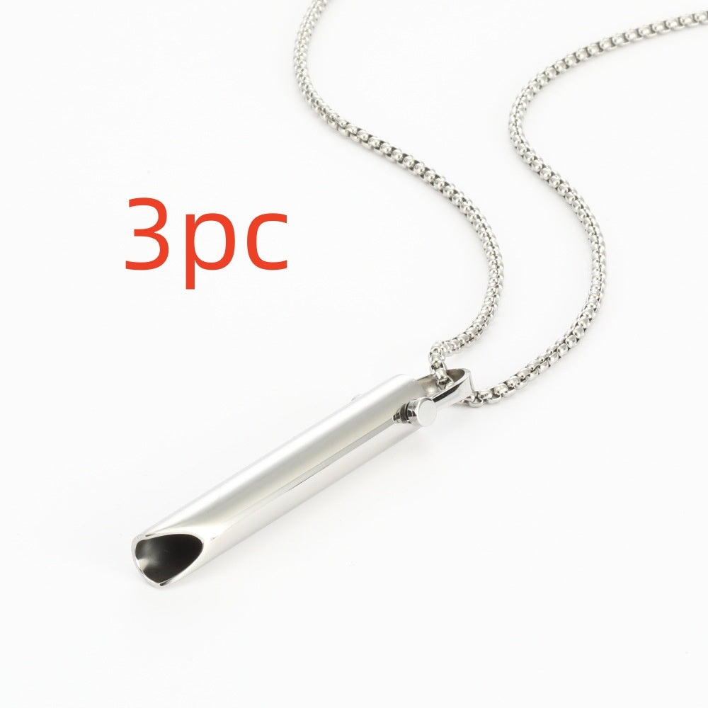 Adjustable Stainless Steel Decompression Necklace