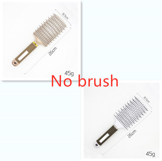 Womens Detangler Hair Brush Bristle Nylon Scalp Massage Teaser