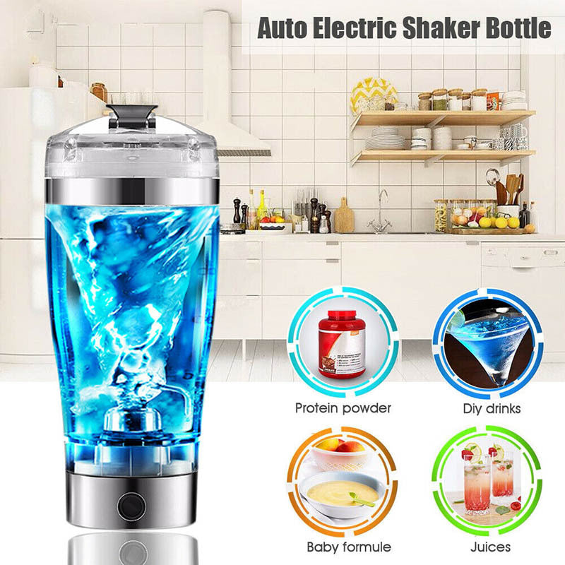 Electric Protein Shake Bottle, Milk, Coffee Blender