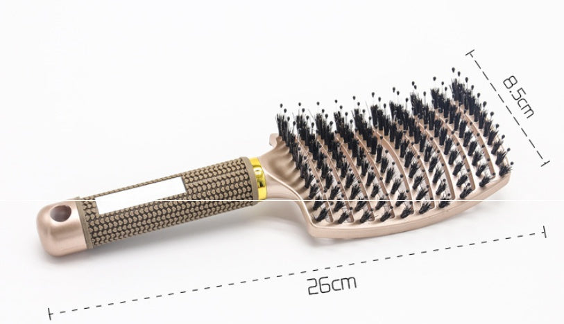 Womens Detangler Hair Brush Bristle Nylon Scalp Massage Teaser