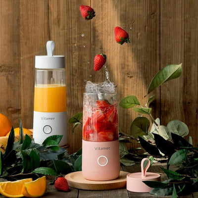 350ml Portable Blender, Juicer, Electric USB Rechargeable Mixer, Smoothie Slushy Cup