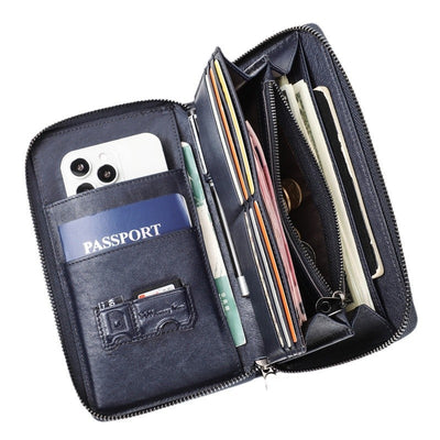 Cowhide Men's Multifunctional Wallet