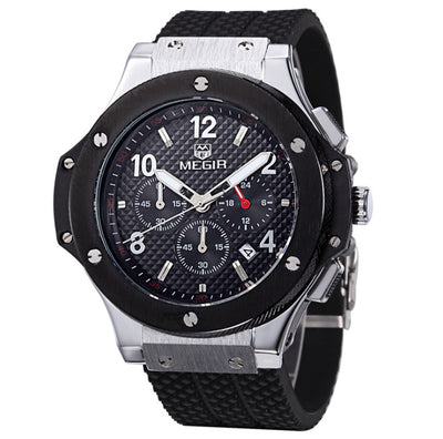 Luxury Quartz Military Chronograph Sports Watch