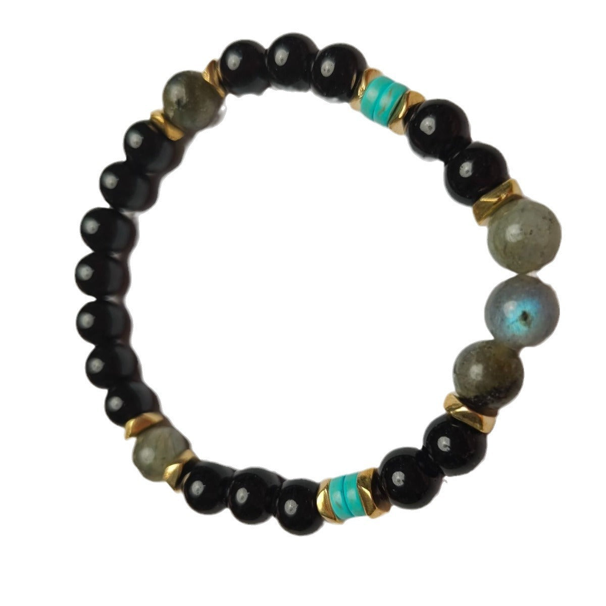 8mm Beaded Gemstone  Bracelet