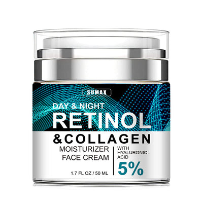 Advanced Retinol Collagen Cream for Face, Hyaluronic Acid Anti-Aging Cream, Anti Wrinkle