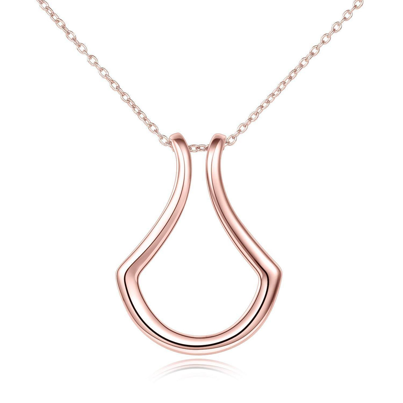 Sterling Silver Ring Holder Necklace Pendant