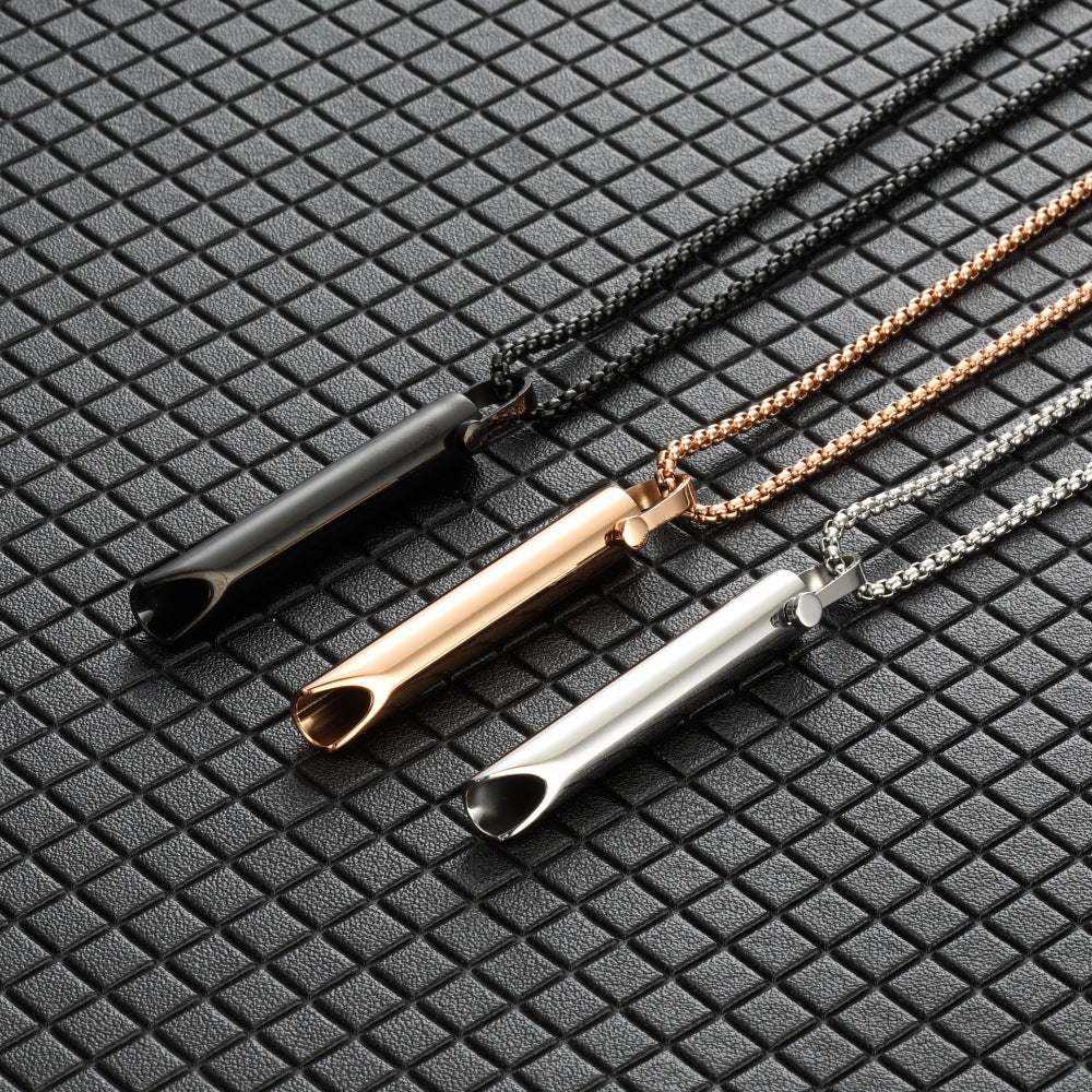 Adjustable Stainless Steel Decompression Necklace