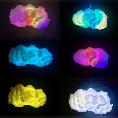 USB Cloud Light, App Control Music Synchronization, Ambient Light Lightning Simulation Clouds Room Light